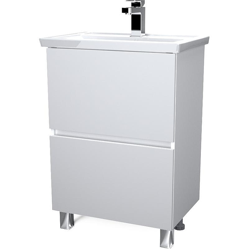 Тумба под раковину 1MarKa Aris 70 У76054 Белая глянцевая, купить, цена, заказать, магазин, доставка, скидка, промокод, купить, цена, заказать, магазин, доставка, скидка, промокод
