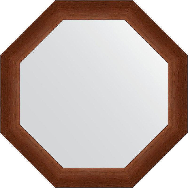 Зеркало Evoform Octagon 62х62 BY 3728 в багетной раме - Орех 65, купить, цена, заказать, магазин, доставка, скидка, промокод, купить, цена, заказать, магазин, доставка, скидка, промокод