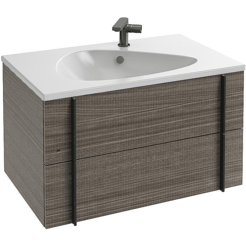 Тумба под раковину Jacob Delafon Nouvelle Vague 80 EB3030-E73 подвесная Фактурный дуб, купить, цена, заказать, магазин, доставка, скидка, промокод, купить, цена, заказать, магазин, доставка, скидка, промокод