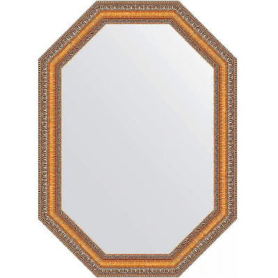 Зеркало Evoform Octagon 61х81 BY 7047 в багетной раме - Золотые бусы на бронзе 60
