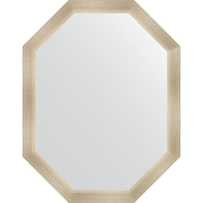 Зеркало Evoform Octagon 70x90 BY 7044 в багетной раме - Травленое серебро 59