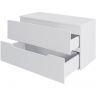 Тумба под раковину Orange Line 100 Li-100TuwMDF подвесная Белая матовая, купить, цена, заказать, магазин, доставка, скидка, промокод, купить, цена, заказать, магазин, доставка, скидка, промокод