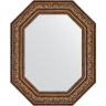 Зеркало Evoform Polygon 80х65 BY 7258 в багетной раме - Виньетка состаренная бронза 109, купить, цена, заказать, магазин, доставка, скидка, промокод, купить, цена, заказать, магазин, доставка, скидка, промокод