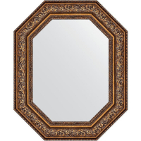 Зеркало Evoform Polygon 80х65 BY 7258 в багетной раме - Виньетка состаренная бронза 109, купить, цена, заказать, магазин, доставка, скидка, промокод, купить, цена, заказать, магазин, доставка, скидка, промокод