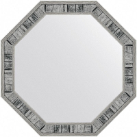 Зеркало Evoform Octagon 49x49 BY 7412 в багетной раме - Состаренное дерево 50, купить, цена, заказать, магазин, доставка, скидка, промокод, купить, цена, заказать, магазин, доставка, скидка, промокод