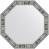 Зеркало Evoform Octagon 49x49 BY 7412 в багетной раме - Состаренное дерево 50, купить, цена, заказать, магазин, доставка, скидка, промокод, купить, цена, заказать, магазин, доставка, скидка, промокод