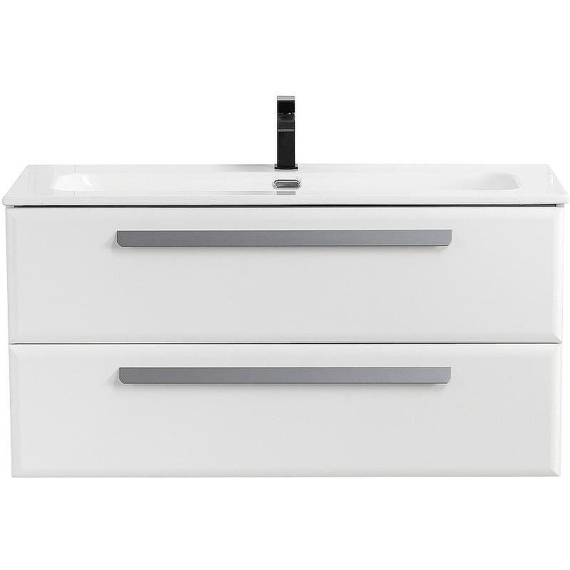 Тумба под раковину Cezares Eco-Cer-N 100 ECO-CER-N-1000-2C-SO-BO подвесная Bianco Opaco без ручек, купить, цена, заказать, магазин, доставка, скидка, промокод, купить, цена, заказать, магазин, доставка, скидка, промокод