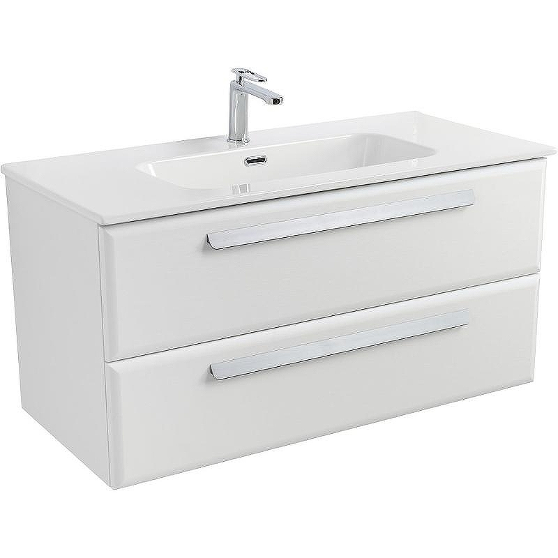 Тумба под раковину Cezares Eco-Cer-N 100 ECO-CER-N-1000-2C-SO-BO подвесная Bianco Opaco без ручек, купить, цена, заказать, магазин, доставка, скидка, промокод, купить, цена, заказать, магазин, доставка, скидка, промокод