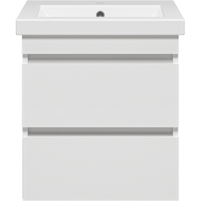 Тумба с раковиной Misty Енисей 50 УТ000011304 подвесная Белая