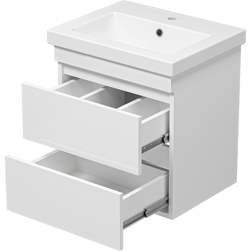 Тумба с раковиной Misty Енисей 50 УТ000011304 подвесная Белая, купить, цена, заказать, магазин, доставка, скидка, промокод, купить, цена, заказать, магазин, доставка, скидка, промокод