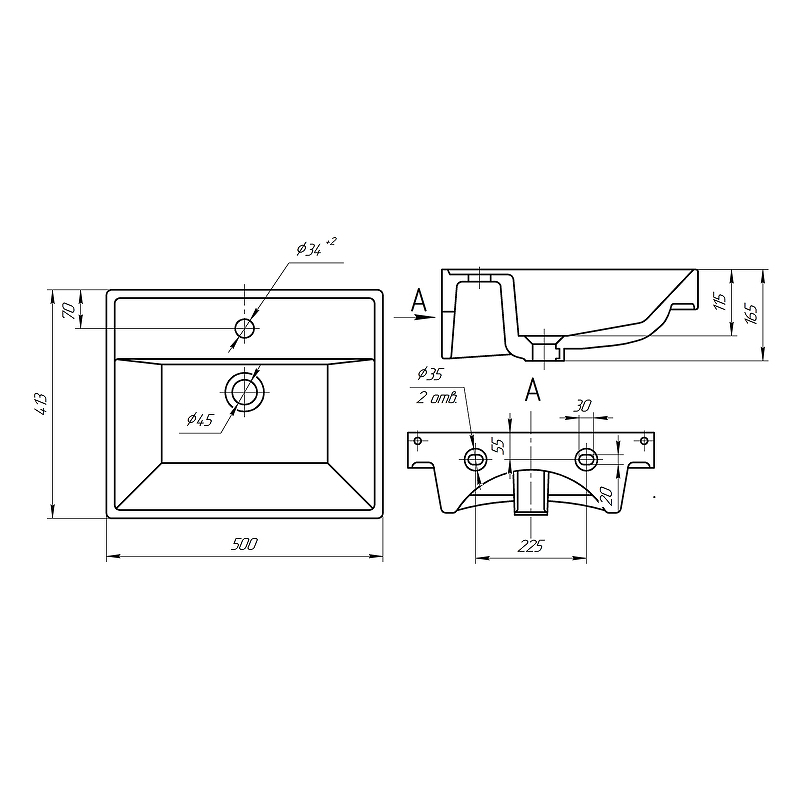 Тумба с раковиной Misty Енисей 50 УТ000011304 подвесная Белая, купить, цена, заказать, магазин, доставка, скидка, промокод, купить, цена, заказать, магазин, доставка, скидка, промокод