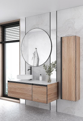 Шкаф пенал Boheme Armadi Art Quatro 35 791-W-A подвесной Ива профиль Антрацит