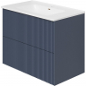 Тумба под раковину La Fenice Terra Twin 80 FNC-01-TER-BG-80-2 подвесная. Синяя матовая, купить, цена, заказать, магазин, доставка, скидка, промокод, купить, цена, заказать, магазин, доставка, скидка, промокод