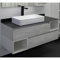 Тумба с раковиной Comforty Прага 120 00-00014833 подвесная Дуб белый, купить, цена, заказать, магазин, доставка, скидка, промокод, купить, цена, заказать, магазин, доставка, скидка, промокод