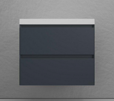 Тумба под раковину Style Line Манхэттен 70 ЛС-00002363 подвесная цвет Графит