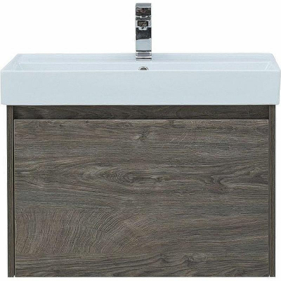 Тумба с раковиной Aquanet Nova Lite 75 245242 подвесная Дуб рошелье