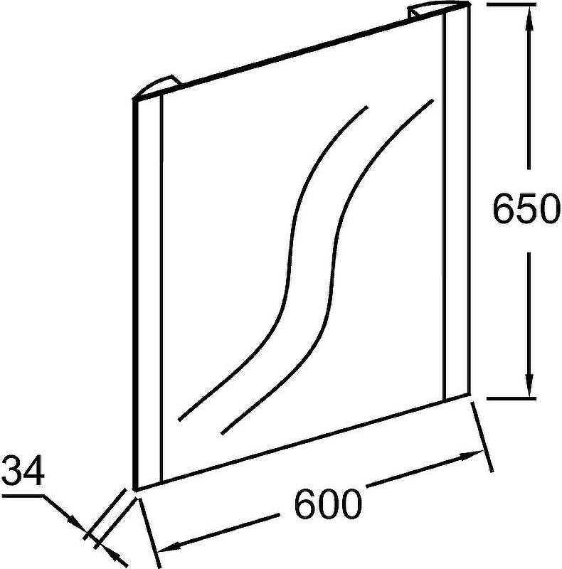 Зеркало Jacob Delafon Replique 60 EB1470-NF с подсветкой с инфракрасным выключателем с функцией антипар, купить, цена, заказать, магазин, доставка, скидка, промокод, купить, цена, заказать, магазин, доставка, скидка, промокод