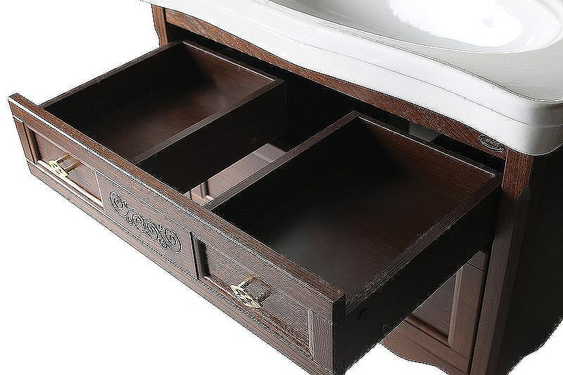 Комплект мебели для ванной ASB-Woodline Модерн 85 Антикварный орех, купить, цена, заказать, магазин, доставка, скидка, промокод, купить, цена, заказать, магазин, доставка, скидка, промокод