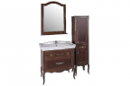 Комплект мебели для ванной ASB-Woodline Модерн 85 Антикварный орех, купить, цена, заказать, магазин, доставка, скидка, промокод, купить, цена, заказать, магазин, доставка, скидка, промокод