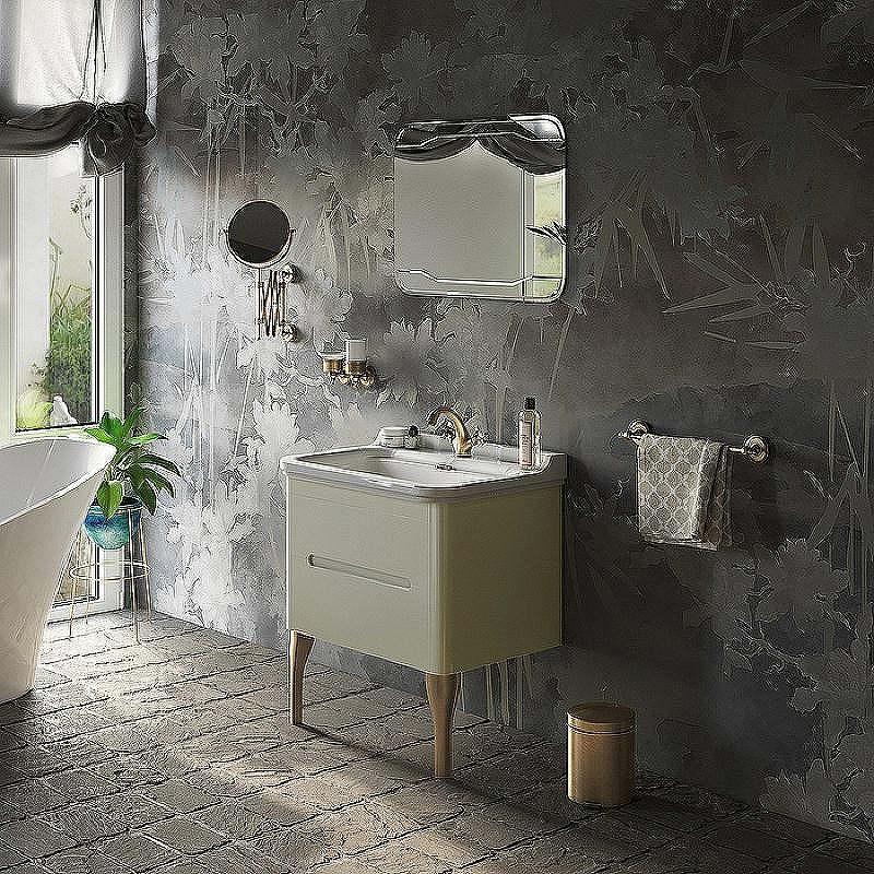 Тумба под раковину Kerasan Waldorf 74 925630 подвесная Bi vaniglia matt, купить, цена, заказать, магазин, доставка, скидка, промокод, купить, цена, заказать, магазин, доставка, скидка, промокод