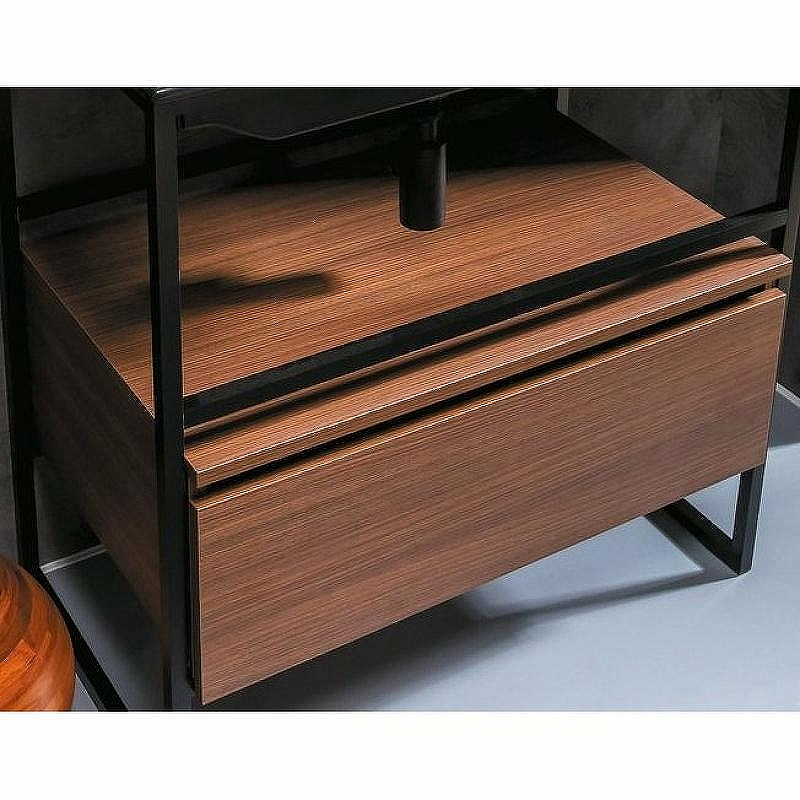 Тумба Boheme Armadi Art Loft 80 894-080-D подвесная Dark Wood, купить, цена, заказать, магазин, доставка, скидка, промокод, купить, цена, заказать, магазин, доставка, скидка, промокод