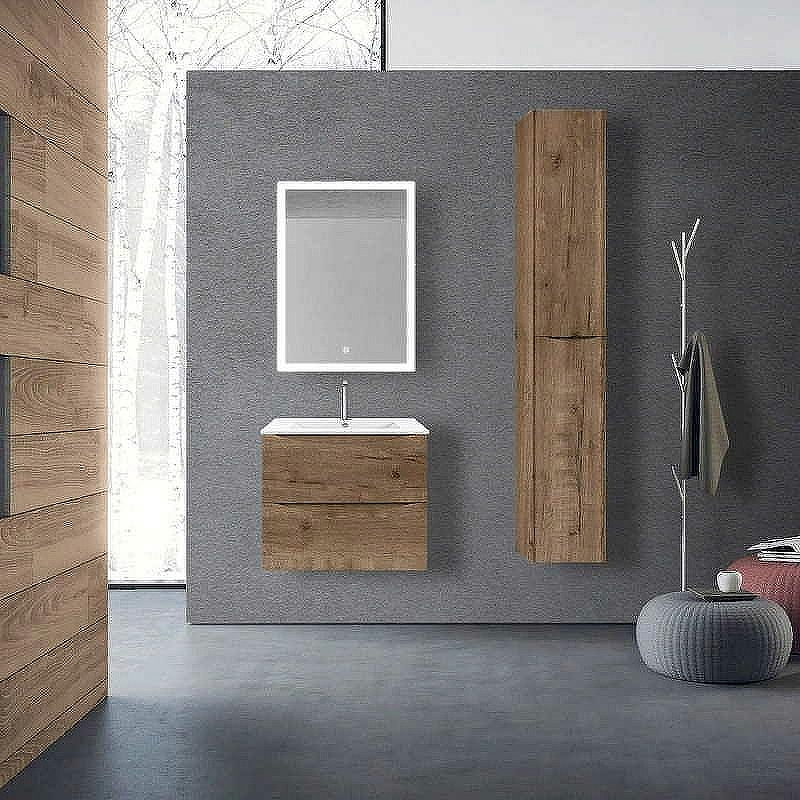 Тумба под раковину Vincea Mia 60 VMC-2MC600VO подвесная V.Oak, купить, цена, заказать, магазин, доставка, скидка, промокод, купить, цена, заказать, магазин, доставка, скидка, промокод