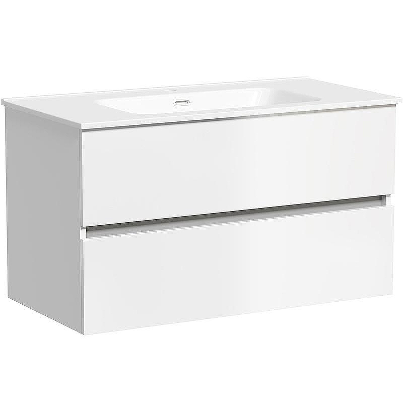 Тумба под раковину Sancos Urban 90 UR90W подвесная Белый глянец, купить, цена, заказать, магазин, доставка, скидка, промокод, купить, цена, заказать, магазин, доставка, скидка, промокод