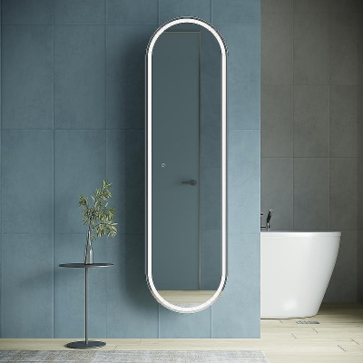 Шкаф пенал Creto Berry 45 18-4501600WH с подсветкой Белый