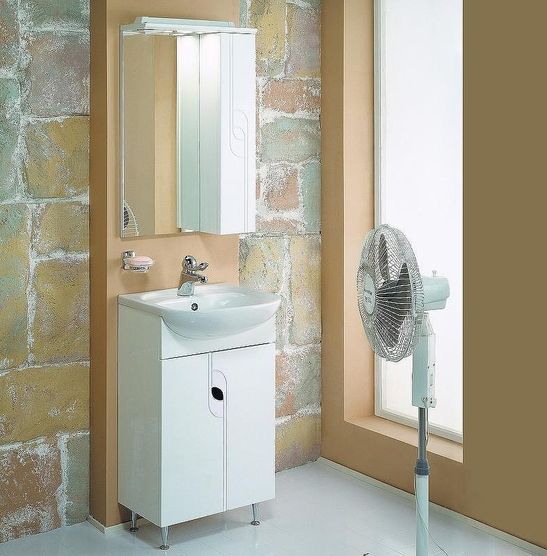 Зеркало со шкафом Aquaton Панда 50 1A007402PD01R с подсветкой Белое, купить, цена, заказать, магазин, доставка, скидка, промокод, купить, цена, заказать, магазин, доставка, скидка, промокод