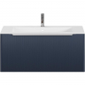Тумба под раковину Creto Luna 100 17-Bl100 подвесная Blue, купить, цена, заказать, магазин, доставка, скидка, промокод, купить, цена, заказать, магазин, доставка, скидка, промокод
