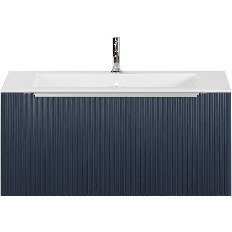 Тумба под раковину Creto Luna 100 17-Bl100 подвесная Blue, купить, цена, заказать, магазин, доставка, скидка, промокод, купить, цена, заказать, магазин, доставка, скидка, промокод