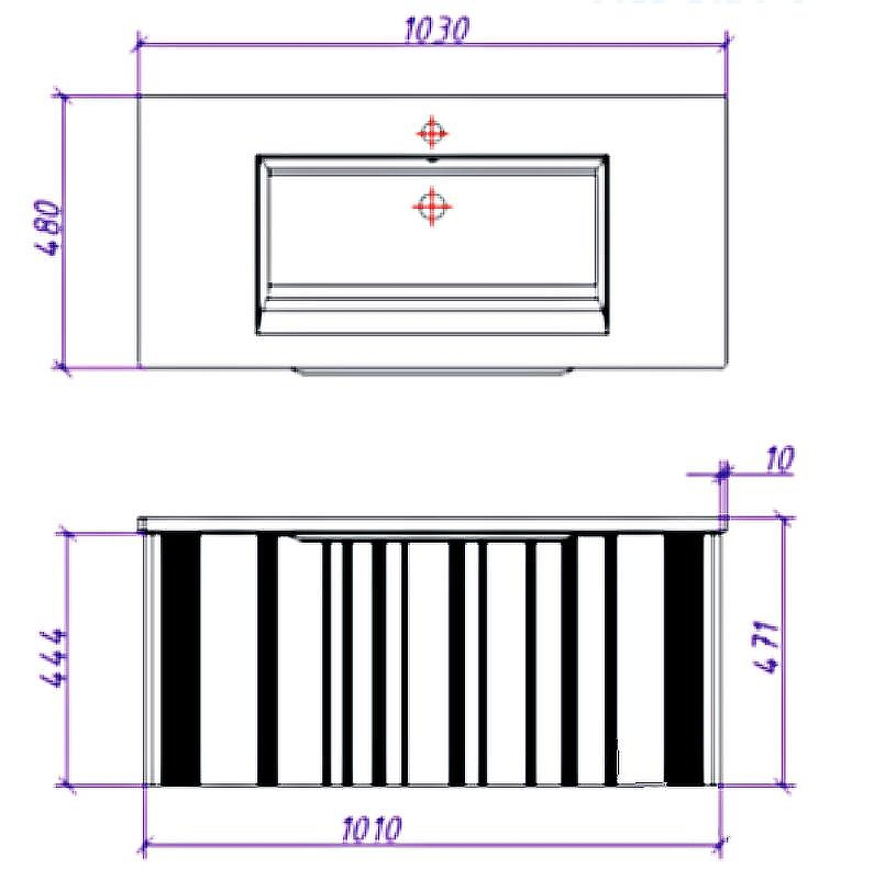 Тумба под раковину Creto Luna 100 17-Bl100 подвесная Blue, купить, цена, заказать, магазин, доставка, скидка, промокод, купить, цена, заказать, магазин, доставка, скидка, промокод
