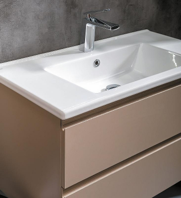 Тумба под раковину Boheme Armadi Art Capolda 85 849-085-LA подвесная Latte