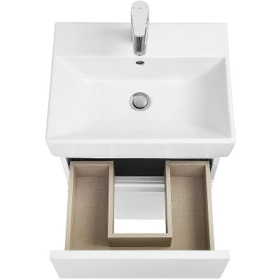 Тумба под раковину Roca Oleta 50 A857638501 подвесная Белая матовая