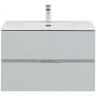 Тумба под раковину Aquanet Алвита New 80 277516 подвесная Серая матовая, купить, цена, заказать, магазин, доставка, скидка, промокод, купить, цена, заказать, магазин, доставка, скидка, промокод