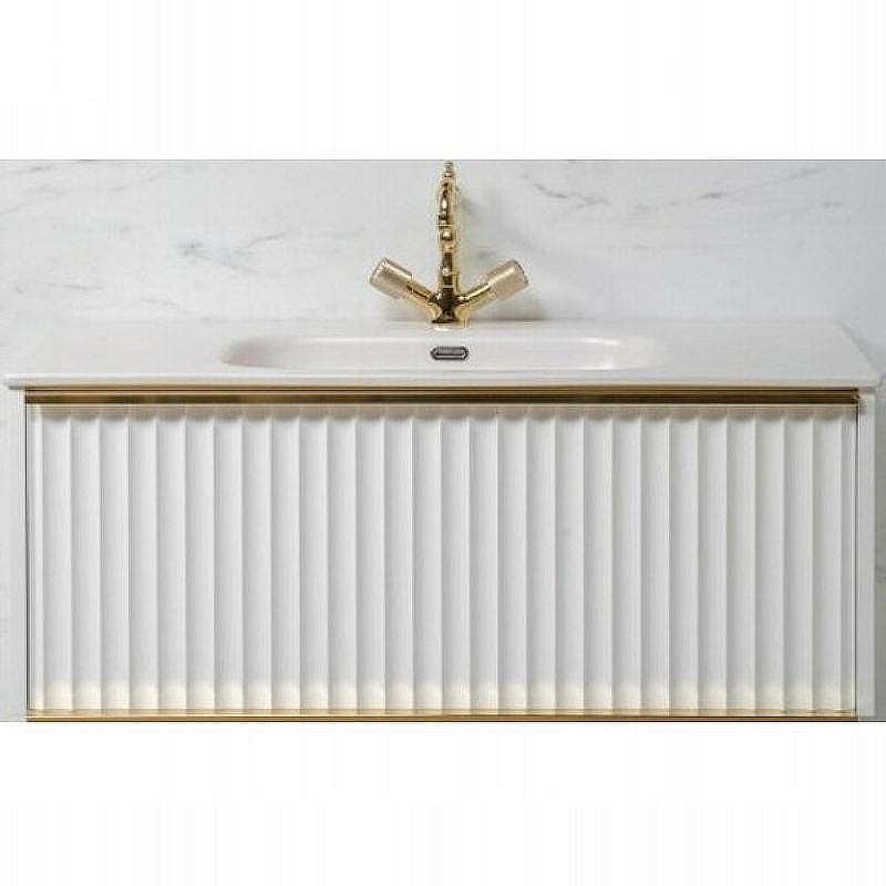 Тумба под раковину Boheme Armadi Art Vallessi Avangarde Canale 80 843-080-WG подвесная Белый Золото, купить, цена, заказать, магазин, доставка, скидка, промокод, купить, цена, заказать, магазин, доставка, скидка, промокод