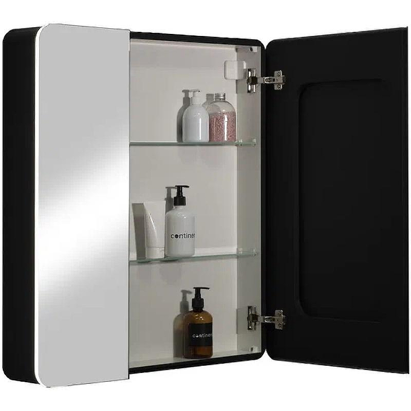 Зеркальный шкаф Континент Eltoro black LED 76 МВК114 с подсветкой Черный, купить, цена, заказать, магазин, доставка, скидка, промокод, купить, цена, заказать, магазин, доставка, скидка, промокод