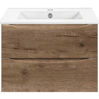 Тумба под раковину Vincea Mia Slim 70 VMC-2MC700S1VO подвесная V.Oak