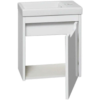 Тумба под раковину Runo Микра 40 R 00000001078 подвесная Белая