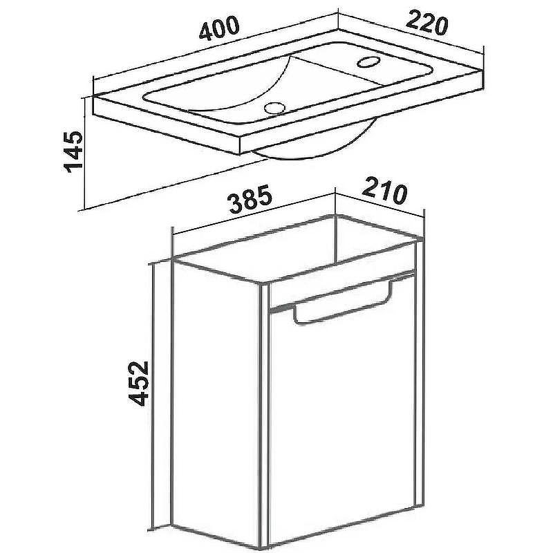 Тумба под раковину Runo Микра 40 R 00000001078 подвесная Белая, купить, цена, заказать, магазин, доставка, скидка, промокод, купить, цена, заказать, магазин, доставка, скидка, промокод