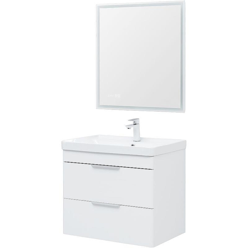 Тумба под раковину Aquanet Ирис new 70 310145 подвесная Белый глянец, купить, цена, заказать, магазин, доставка, скидка, промокод, купить, цена, заказать, магазин, доставка, скидка, промокод