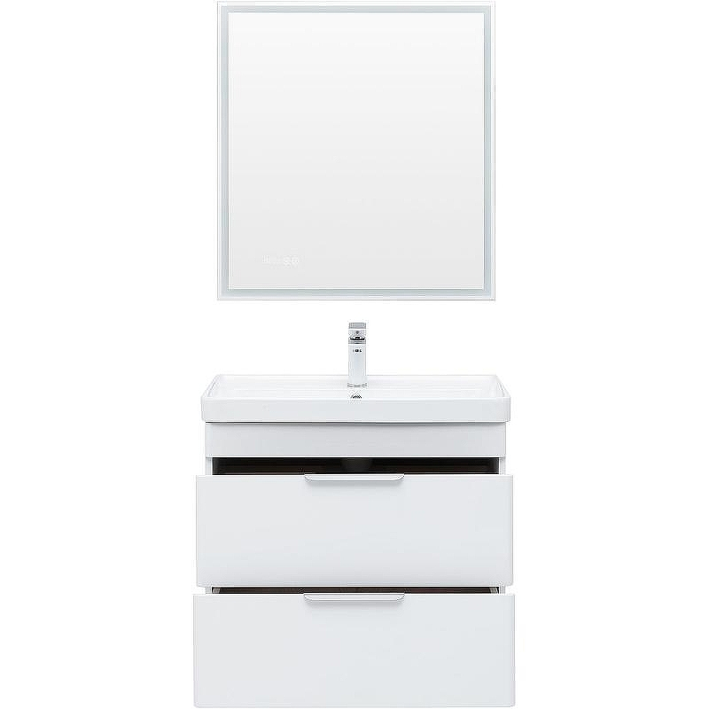 Тумба под раковину Aquanet Ирис new 70 310145 подвесная Белый глянец, купить, цена, заказать, магазин, доставка, скидка, промокод, купить, цена, заказать, магазин, доставка, скидка, промокод