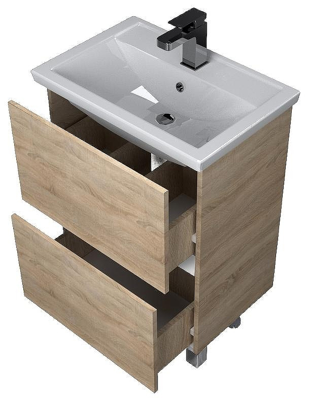 Тумба под раковину 1MarKa Aris 70 У76061 Дуб сонома, купить, цена, заказать, магазин, доставка, скидка, промокод, купить, цена, заказать, магазин, доставка, скидка, промокод