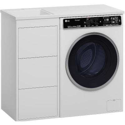 Тумба под раковину Brevita Grafit 100 GRA-01040-023Я Белая матовая