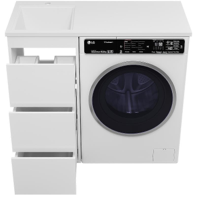 Тумба под раковину Brevita Grafit 100 GRA-01040-023Я Белая матовая