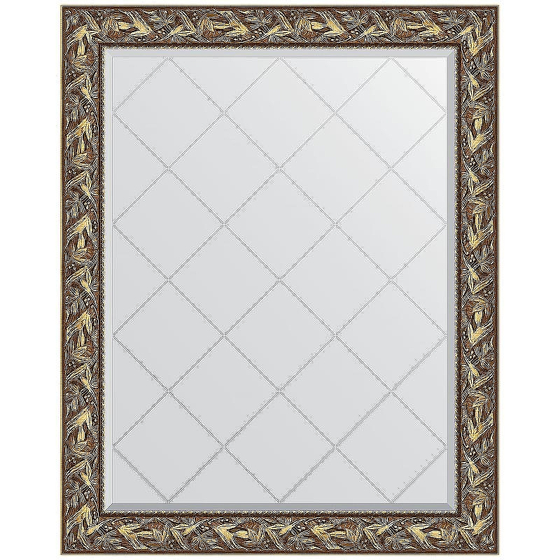 Зеркало Evoform Exclusive-G 124х99 BY 4371 с гравировкой в багетной раме - Византия золото 99, купить, цена, заказать, магазин, доставка, скидка, промокод, купить, цена, заказать, магазин, доставка, скидка, промокод