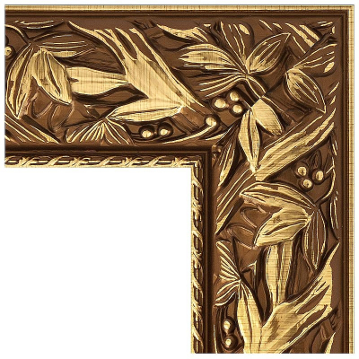 Зеркало Evoform Exclusive-G 124х99 BY 4371 с гравировкой в багетной раме - Византия золото 99