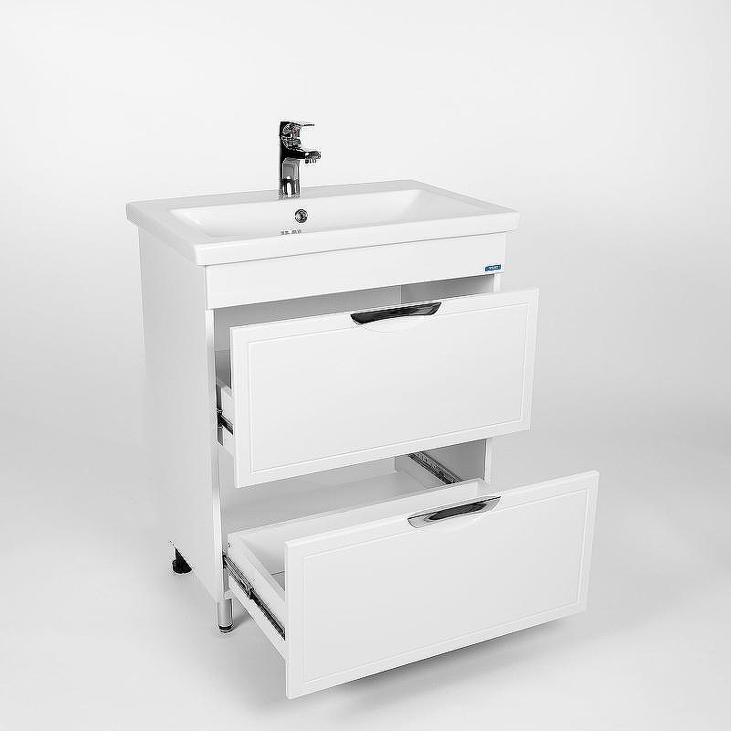 Тумба под раковину VIANT Лима 70 VLIM70CO-T2Y Белая, купить, цена, заказать, магазин, доставка, скидка, промокод, купить, цена, заказать, магазин, доставка, скидка, промокод