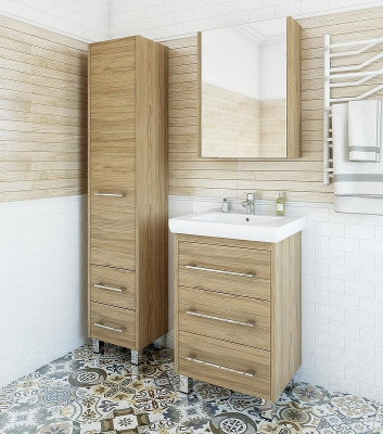 Шкаф пенал Sanflor Ларго 40 L Н0000000024 Швейцарский вяз