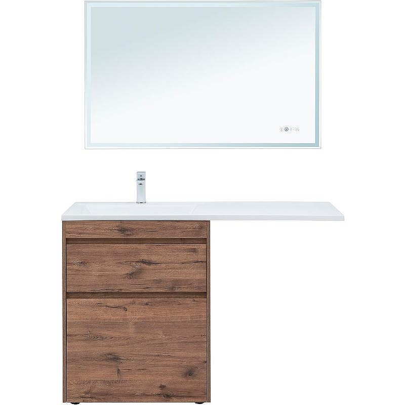 Тумба с раковиной Aquanet Токио 130 L 335589 Дуб веллингтон, купить, цена, заказать, магазин, доставка, скидка, промокод, купить, цена, заказать, магазин, доставка, скидка, промокод